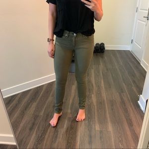 Olive Green Rag & Bone Jeans Women’s
